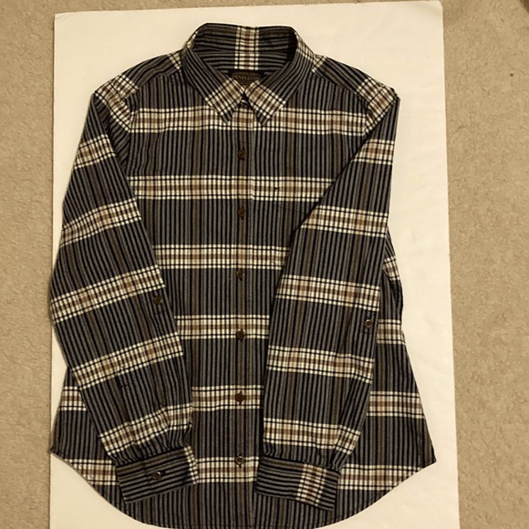 PENDLETON woolen mills plaid buttoned down shirt Size PetiteTaille 100% cotton - Picture 1 of 6